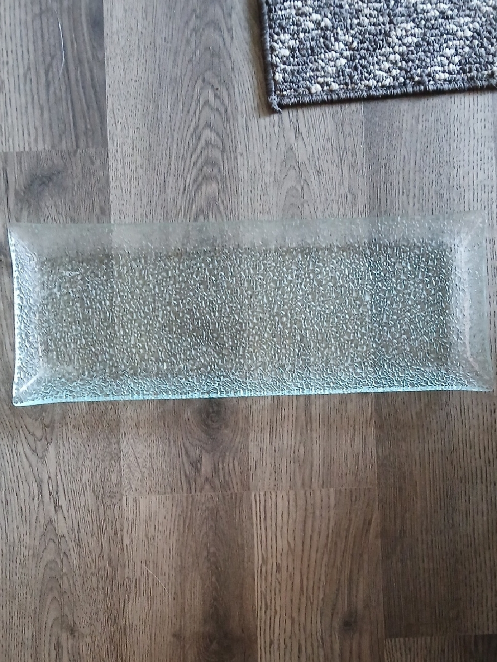 Glass Rectangular Decorative. Multi Purposes  - Sushi, Candles, Cookies 16 Inch.